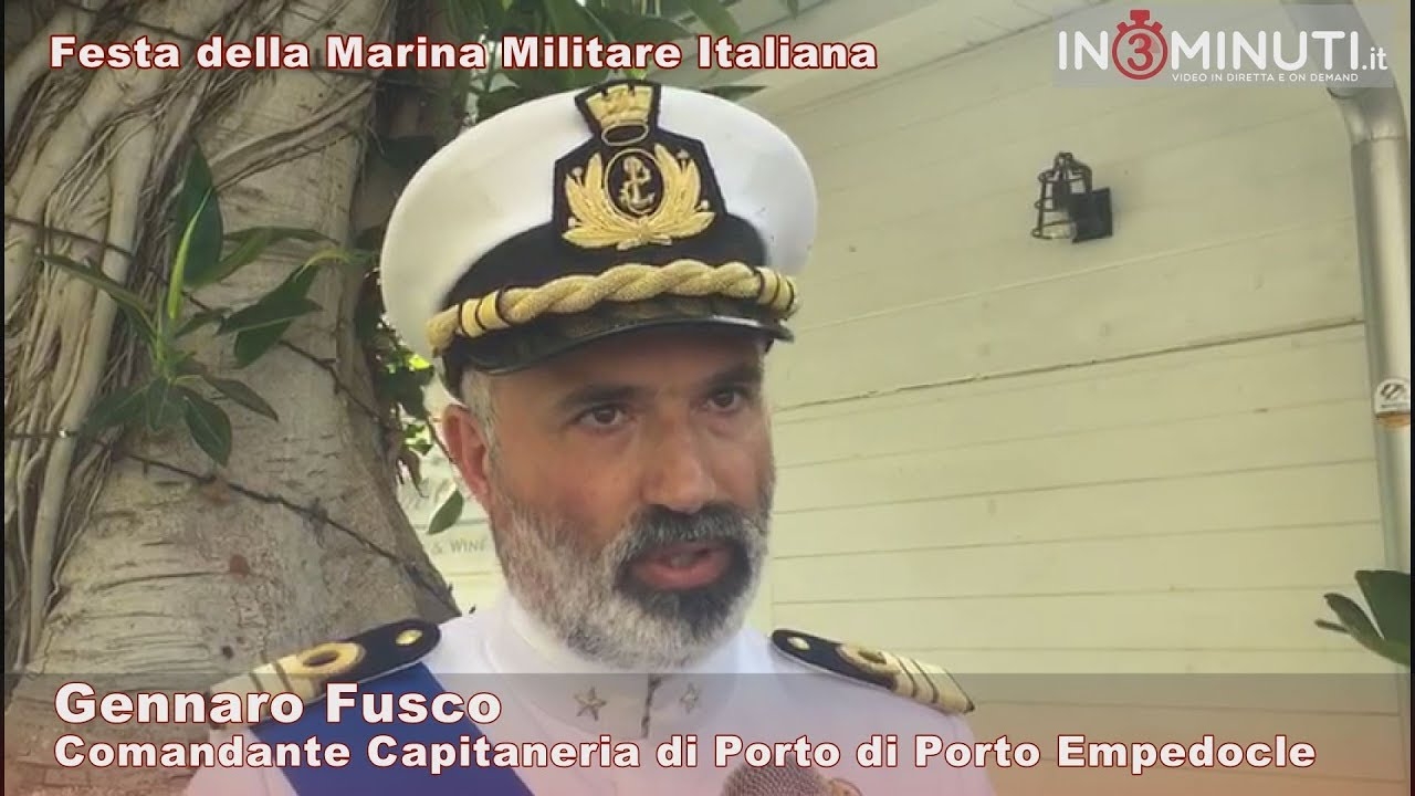 Festa Della Marina Militare Italiana Gennaro Fusco Comandante