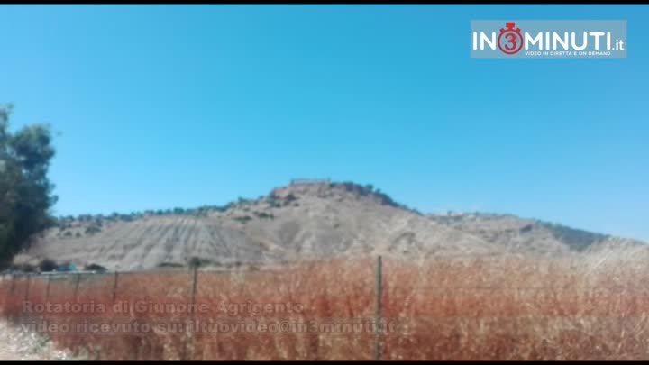 Rotatoria Giunone Agrigento video inviato da Giovanni Parisi