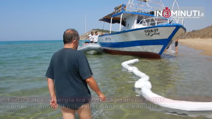 Torre Salsa: sinergia fra WWF, Capitaneria e Guardia Di Finanza…ed il naturalista Antonio Vanadia  (video Antonio Vanadia)