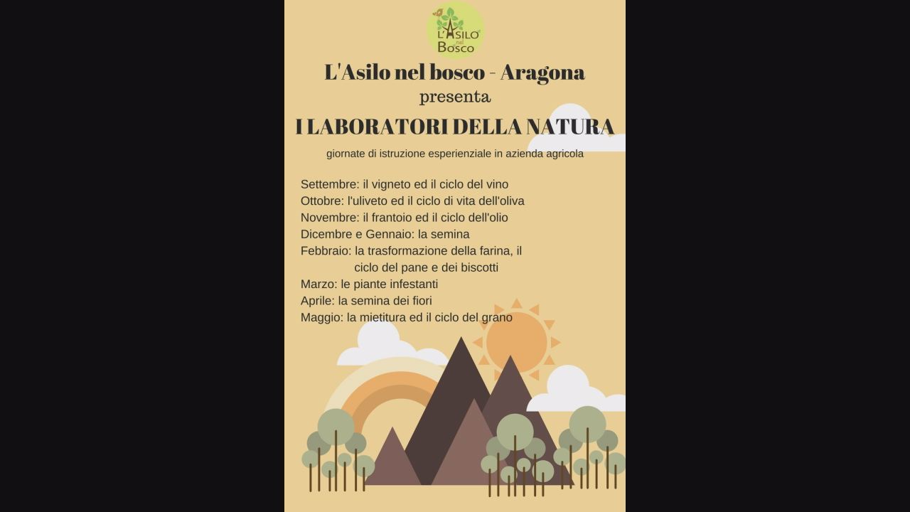 “I laboratori della natura”