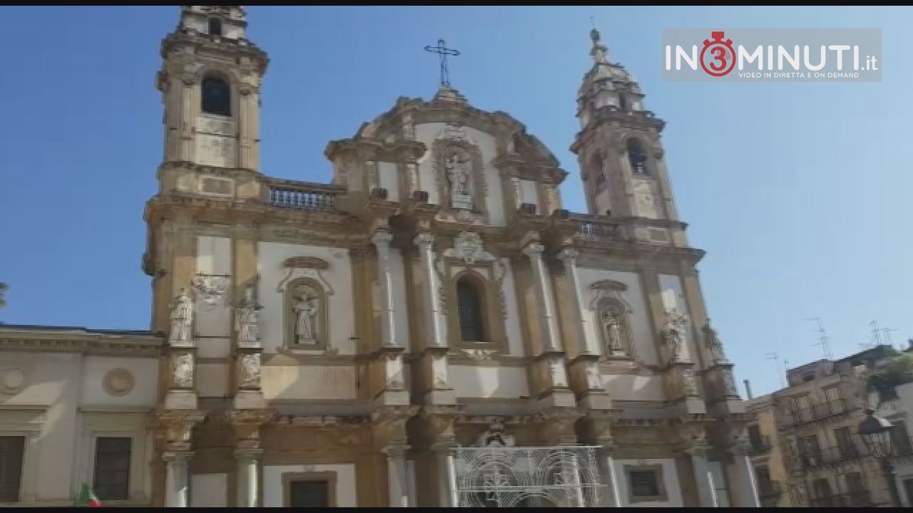 La Chiesa di San Domenico a Palermo al cui interno riposano le spoglie del GIUDICE GIOVANNI FALCONE.