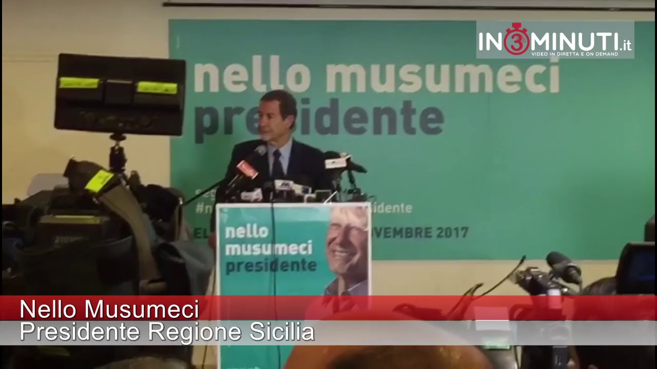 Nello Musumeci Presidente regione Sicilia