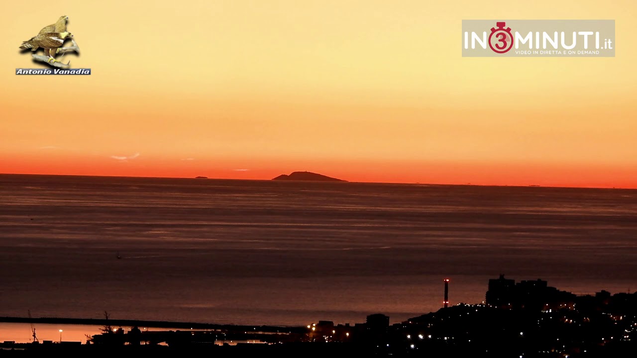 Pantelleria vista dall’alto della collina di Agrigento. Di Antonio Vanadia