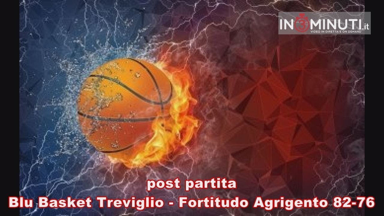 LIVE – facebook 28/1_h17:15 – Post partita Blu Basket Treviglio – Fortitudo Agrigento 82-76