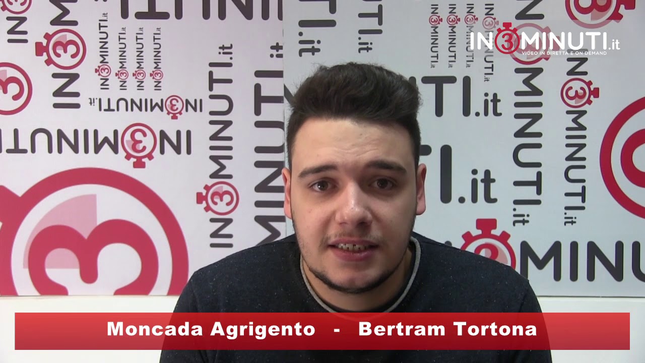 Moncada Agrigento vs Bertram Tortona pre partita con salvo Trifirò