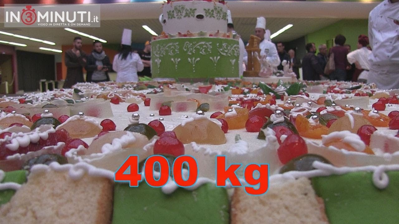 73Mandorlo in Fiore, riapertura Palacongressi. Mega Cassata di 400 kg unica nel suo genere del Pastry Chef Giovanni Mangione e dei suoi amici pasticceri