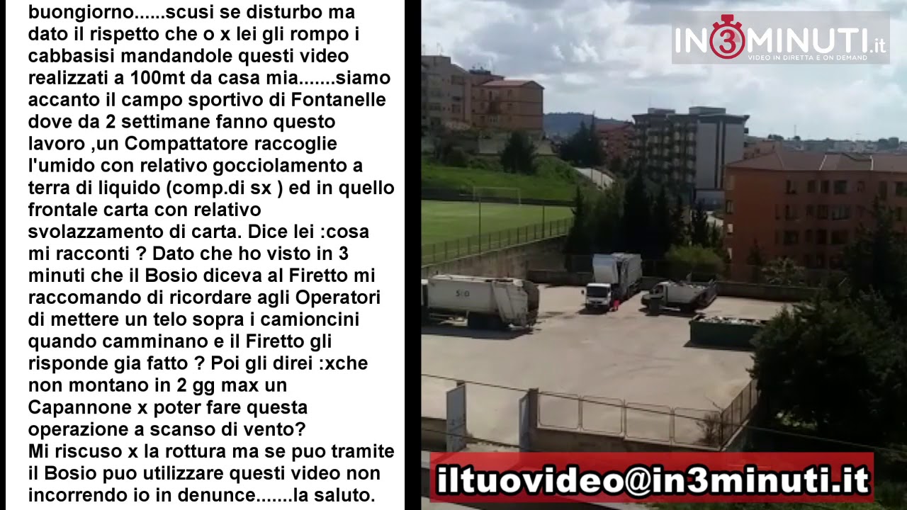 Differenziata: “… siamo accanto il campo sportivo di Fontanelle …”