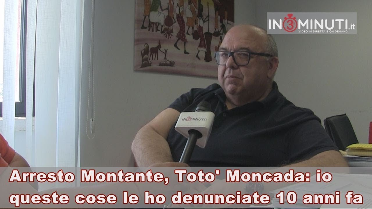 Arresto Montante, Salvatore Moncada: io queste cose le ho denunciate 10 anni fa. Di Camillo Bosio