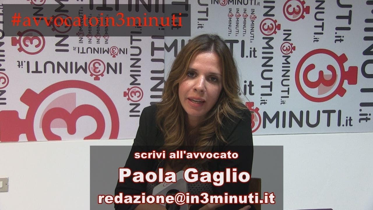 #avvocatoin3minuti con l’avvocato Paola Gaglio. Oggi Legge 104