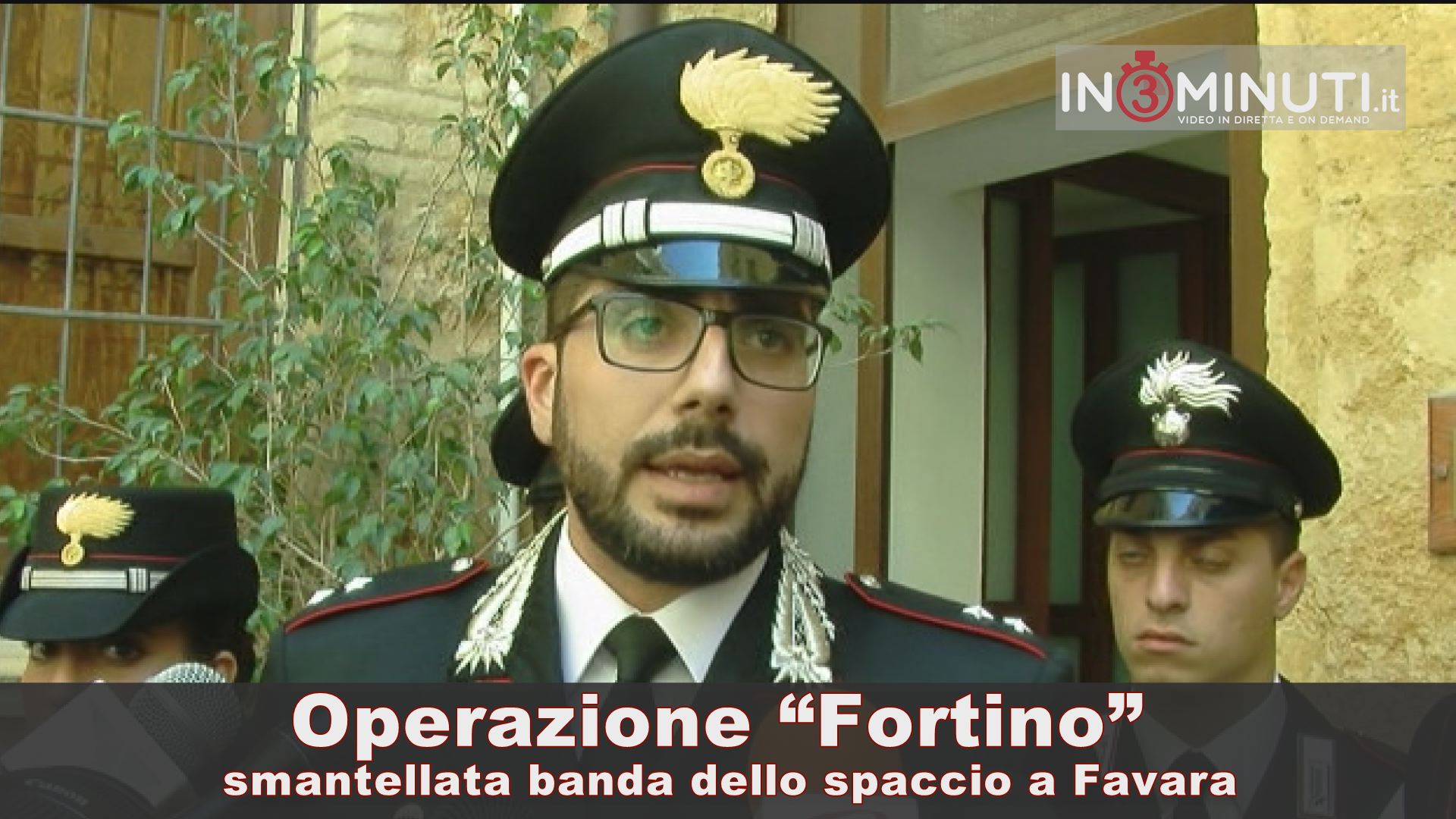 Carabinieri Agrigento, Operazione “Fortino”, Sgominata banda dello spaccio. In manette sei pusher che avevano riversato eroina ed hashish nel centro storico di Favara (Ag), ascoltiamo Giovanni Casamassima, comandante Tenenza Carabinieri di Favara