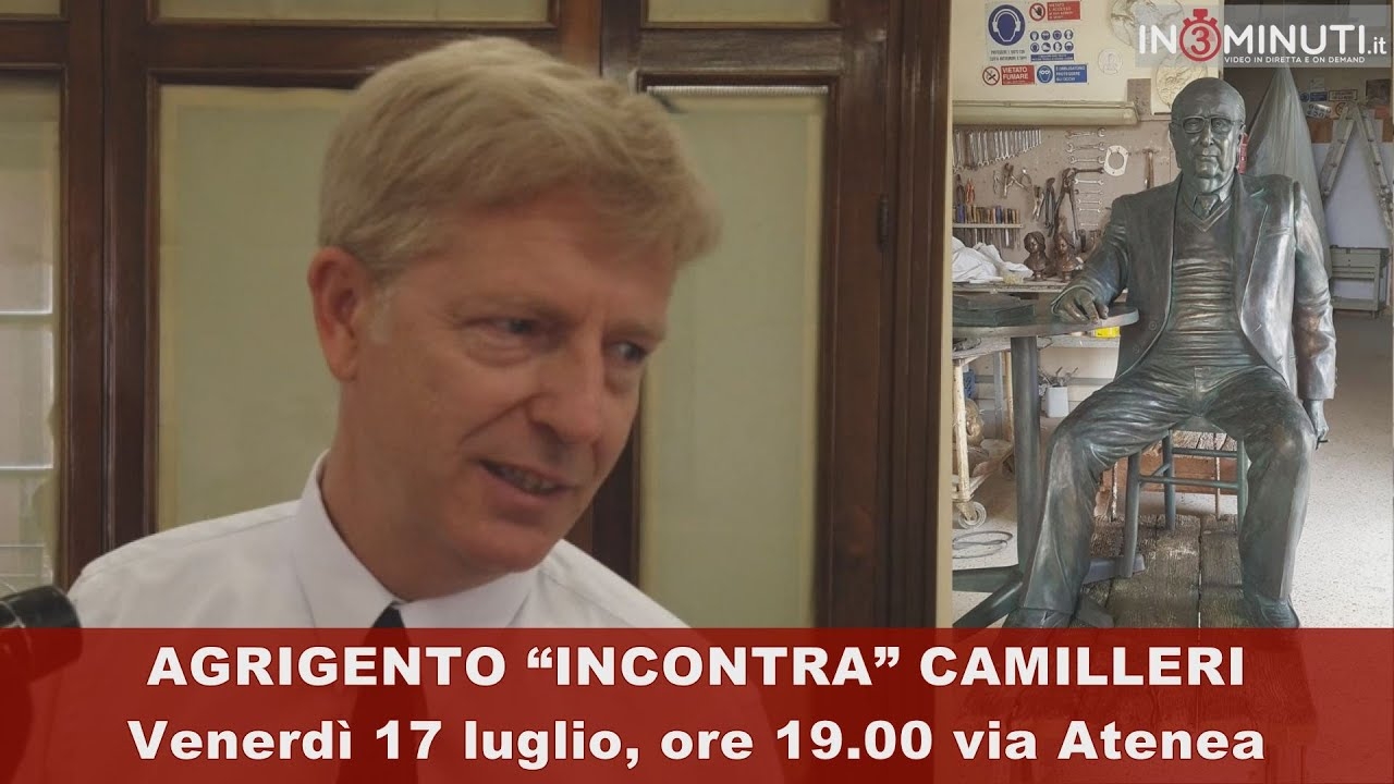 AGRIGENTO “INCONTRA” CAMILLERI, presentazione stamani del sindaco Lillo Firetto🎥