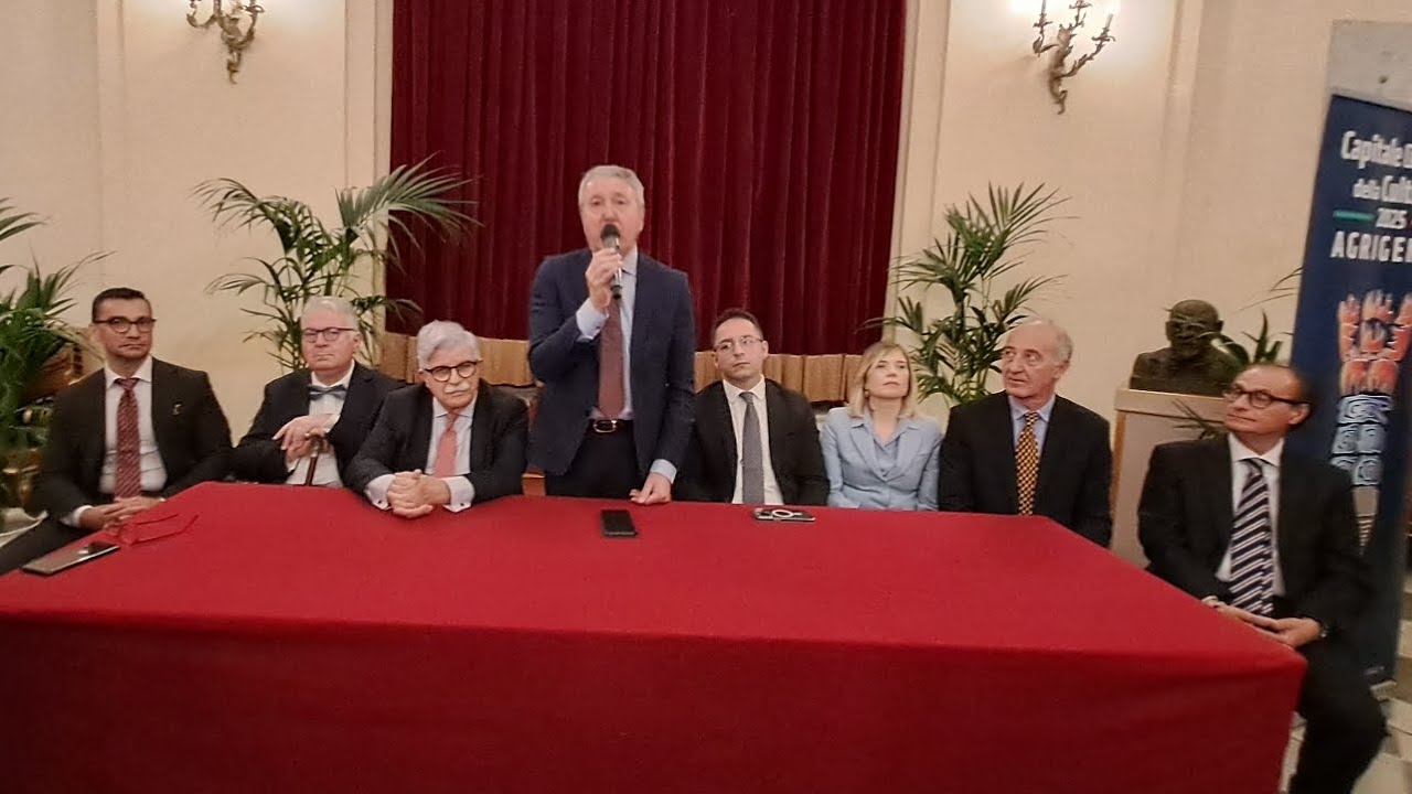 Agrigento Capitale Italiana della Cultura 2025, conferenza stampa